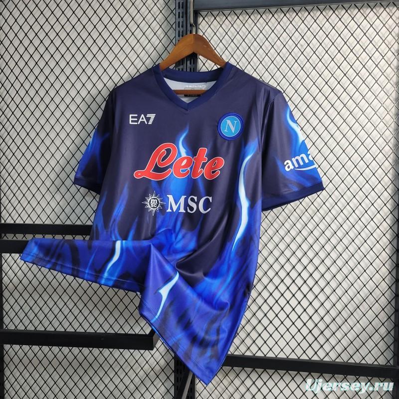 23-24 Napoli Flame Blue Jersey