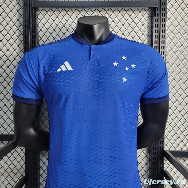 Player Version 23-24 Cruzeiro Home Jersey