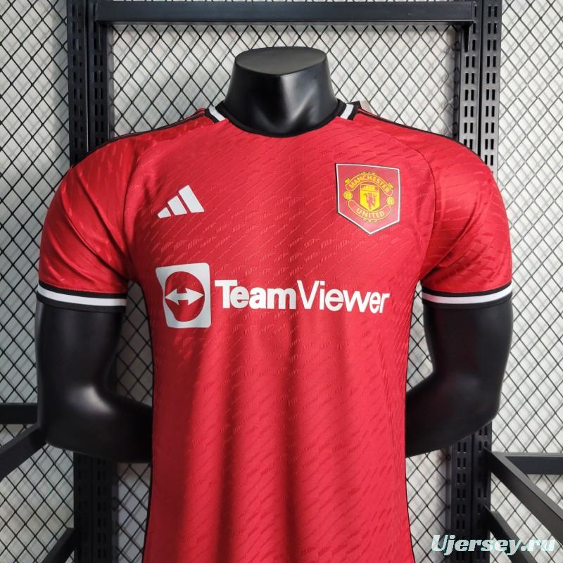 Player Version 23-24 Manchester United Home Jersey