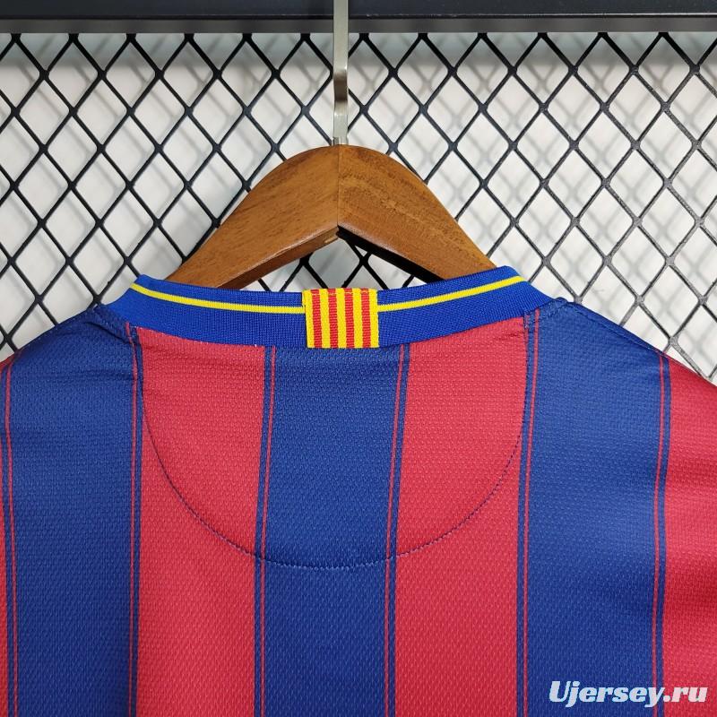 Retro 09-10 Barcelona Home Soccer Jersey