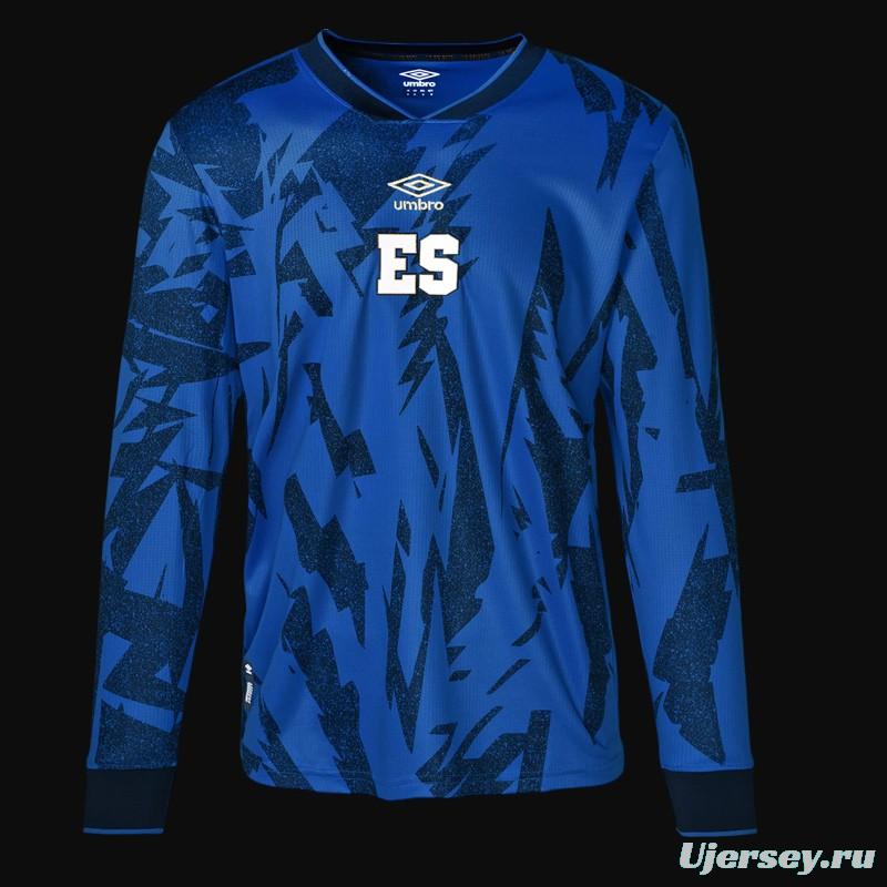 2023 El Salvador Home Long Sleeve Jersey