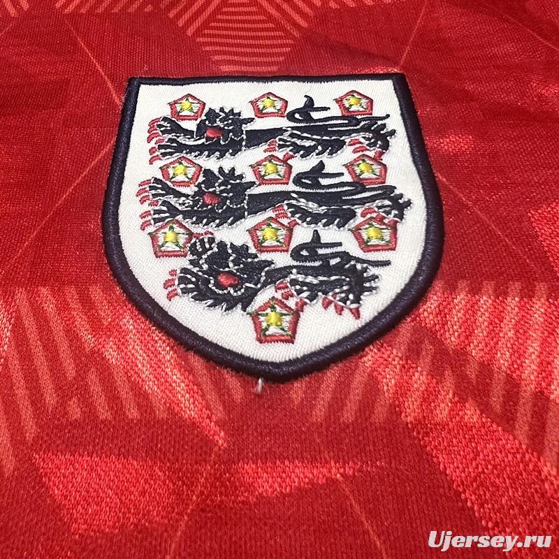 Retro 1990 England Red