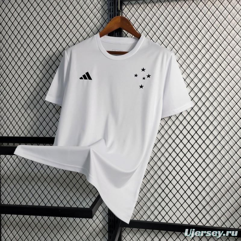 23-24 Cruzeiro White Training Jersey