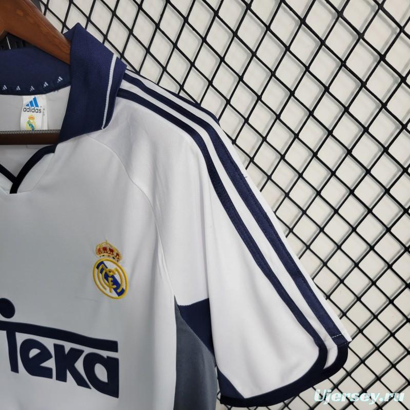 Retro 00-01 Real Madrid Home Jersey