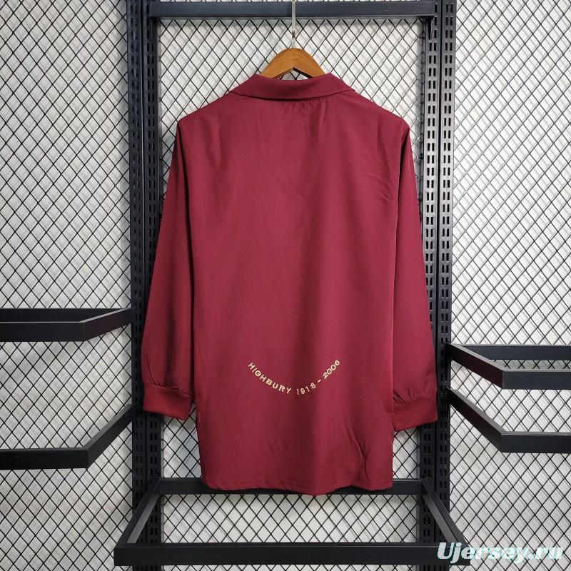 Retro 05-06 Arsenal Home Long Sleeve Jersey