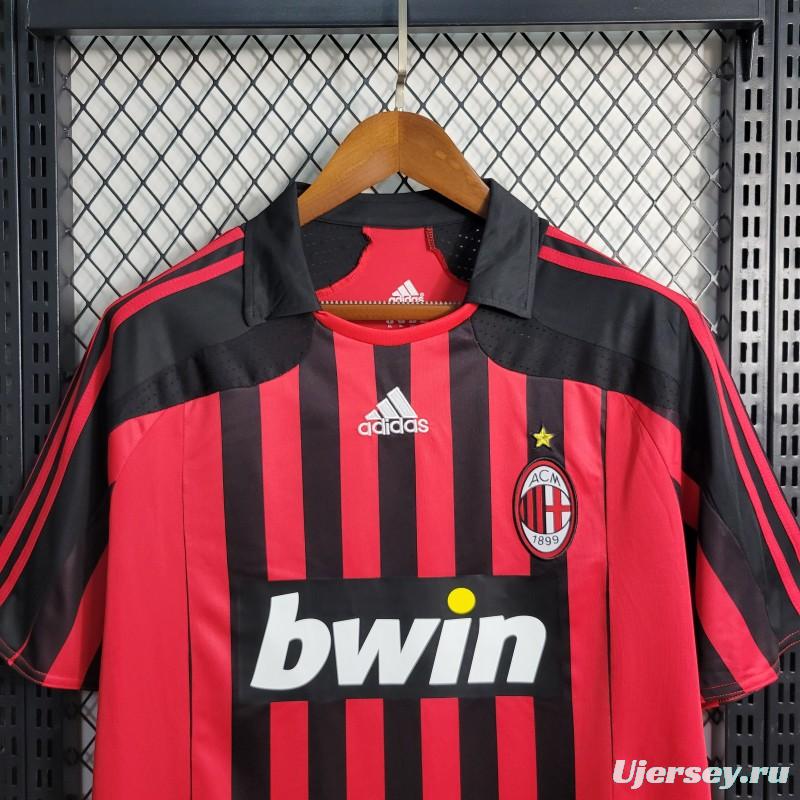 Retro 07-08 AC Milan Home Jersey