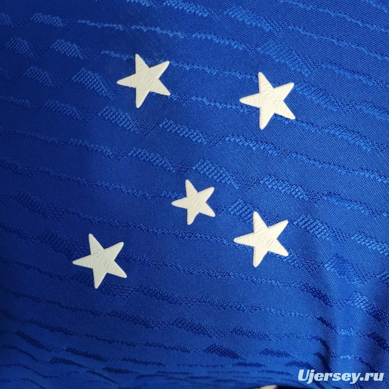 Player Version 23-24 Cruzeiro Home Soccer Jersey