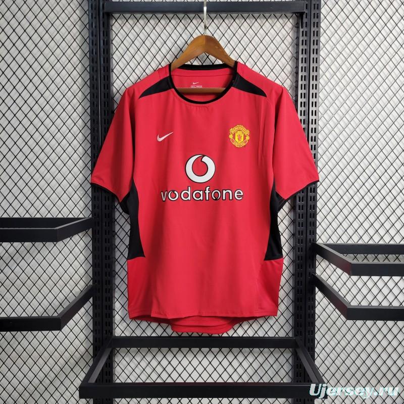 Retro  02/04 Manchester United Home Jersey