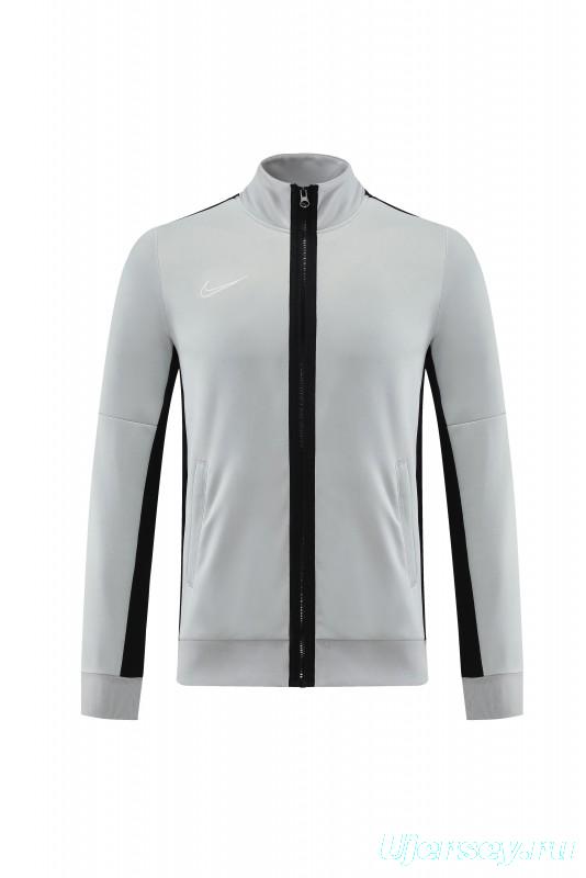 2023 Nike Grey Full Zipper  Jacket +Pants