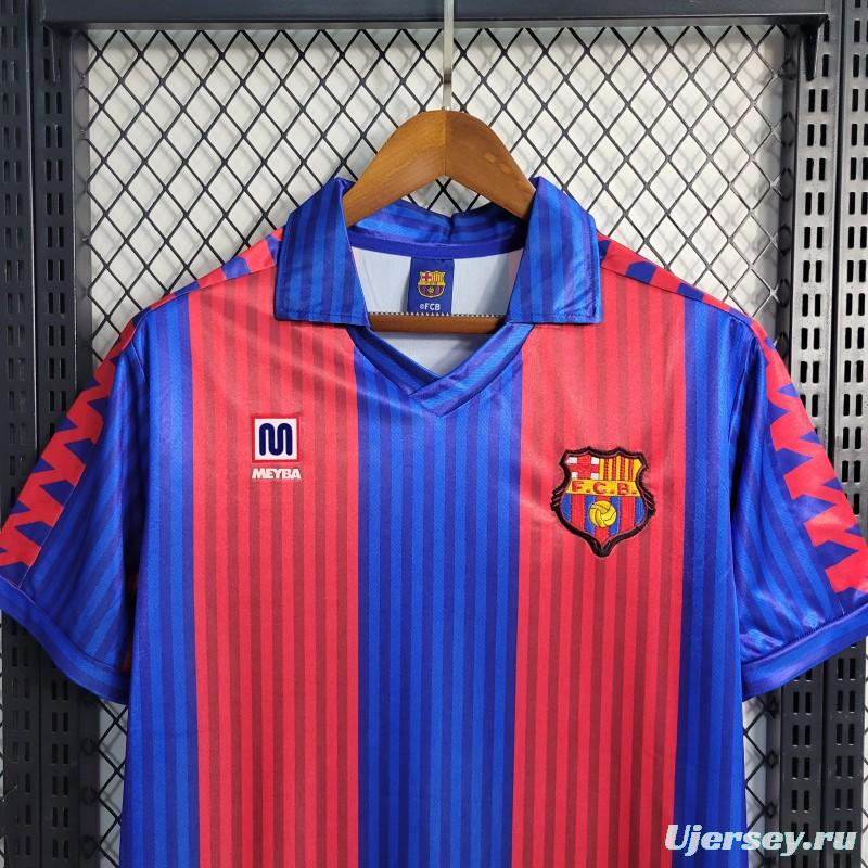 Retro 91/92 Barcelona Home Jersey