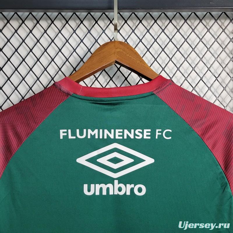 23-24 Fluminense Celestial Training Jersey Green+Red