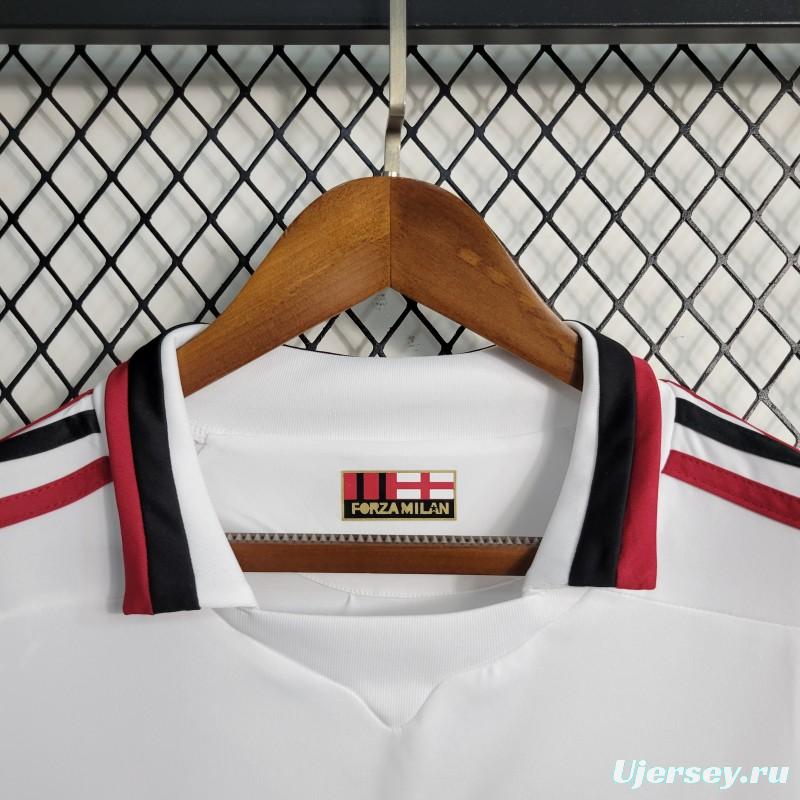 Retro 09/10 AC Milan Away White Jersey