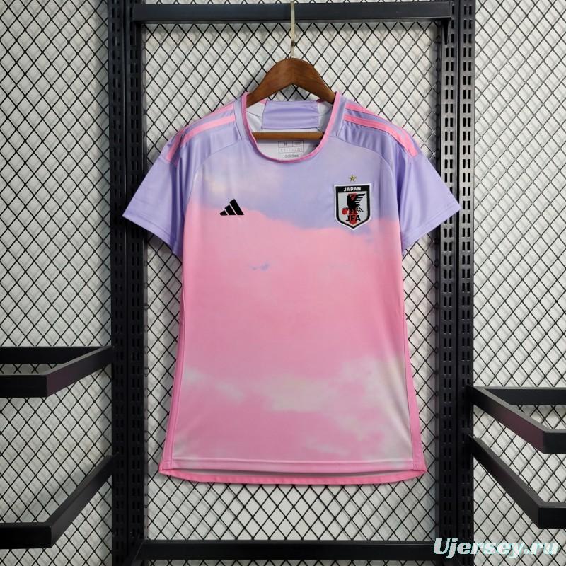 2023 Women Japan Away Pink Jersey