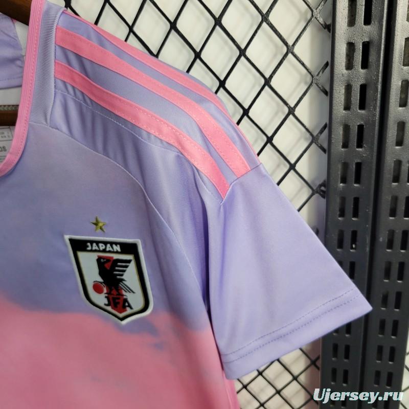 2023 Women Japan Away Pink Jersey