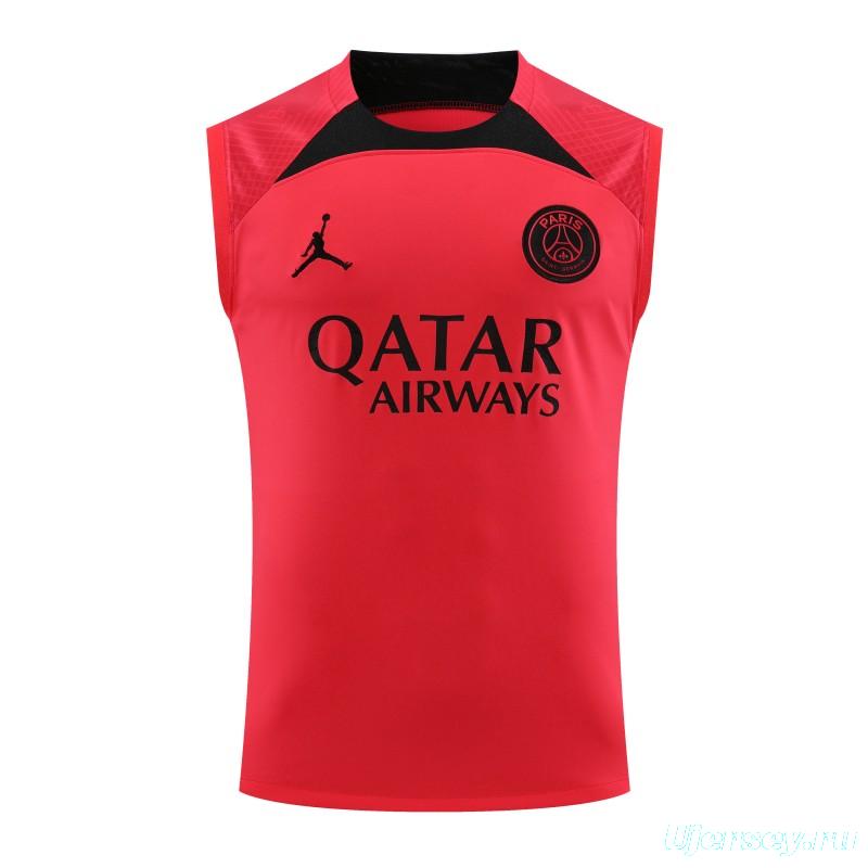 23-24 PSG Carmine Vest Jersey+Shorts