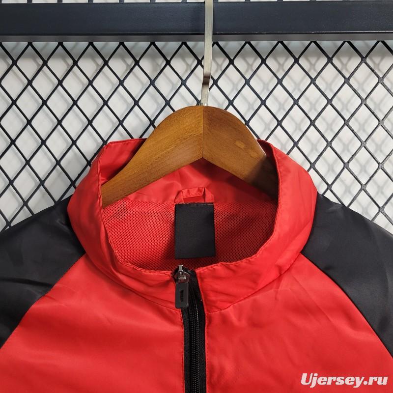 23-24 Arsenal Red Windbreaker