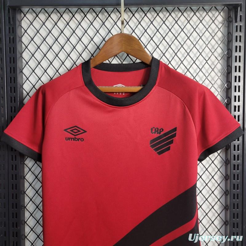 23-24 KIDS Athletico Paranaense Home Jersey Size16-28