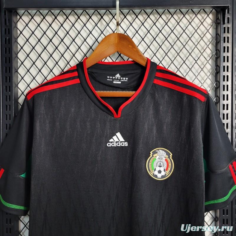 Retro 2010 Mexico Away Black Jersey