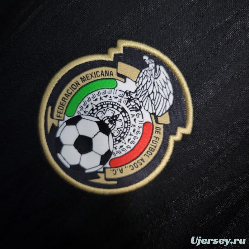 Retro 2010 Mexico Away Black Jersey