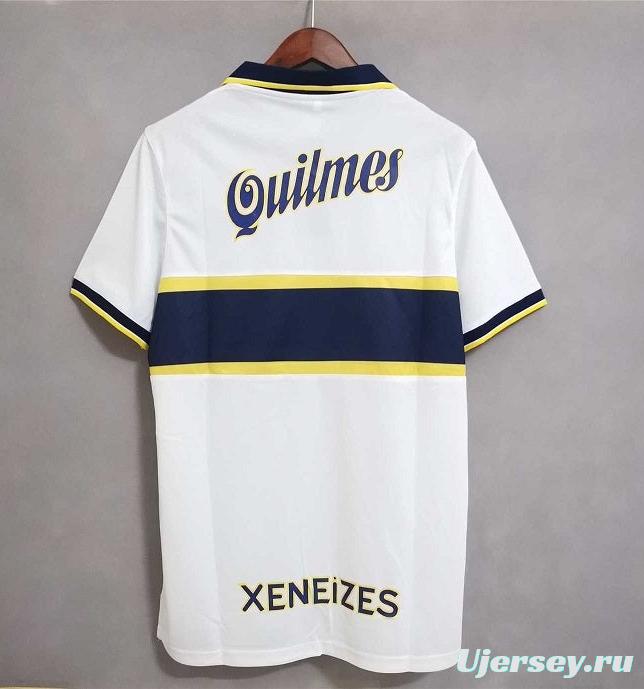 Retro 96/97 Boca Juniors Away White Jersey