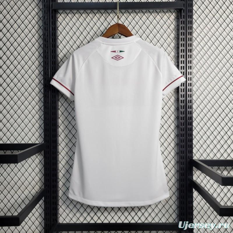 23-24 Women Fluminense Away White Jersey