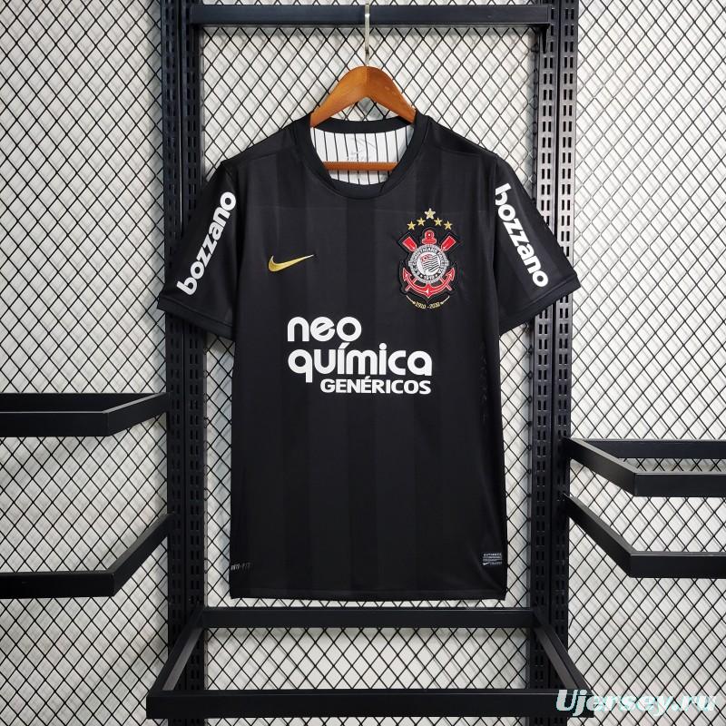 Retro 10/11 Corinthians Away Black Jersey