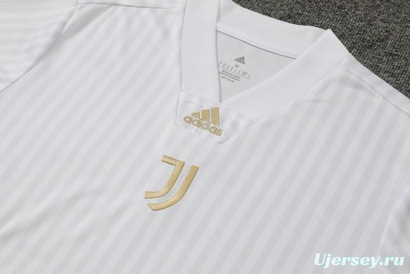 23-24 Juventus Remake Icon White Short Sleeve Jersey+Shorts