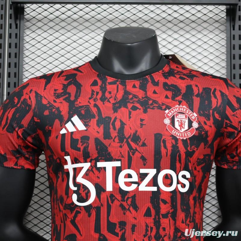 Player Version 23/24 Manchester United Red Training Jersey