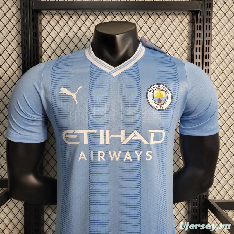 Player Version 23-24 Manchester City Home Jersey