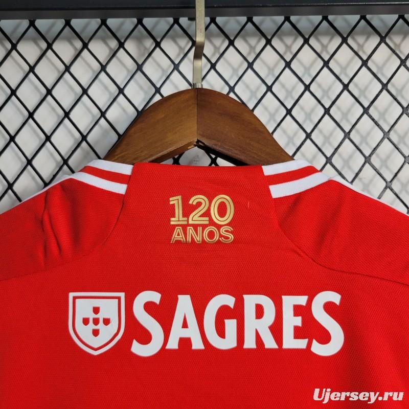 23-24 KIDS Benfica Home Jersey Size 16-28