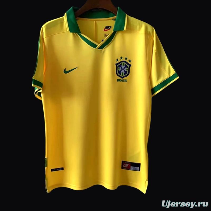 Retro 1997 Brazil Home Jersey