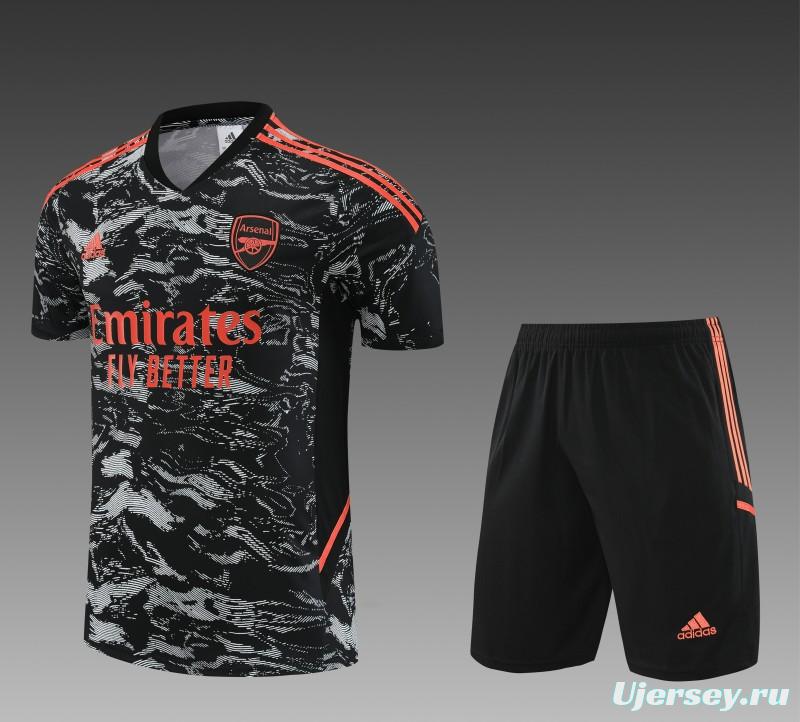 23 24 Arsenal Black Special Short Sleeve+Shorts