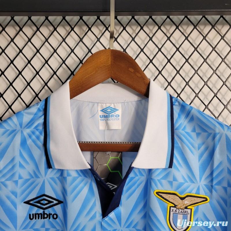 Retro 91/92 Lazio Home Jersey