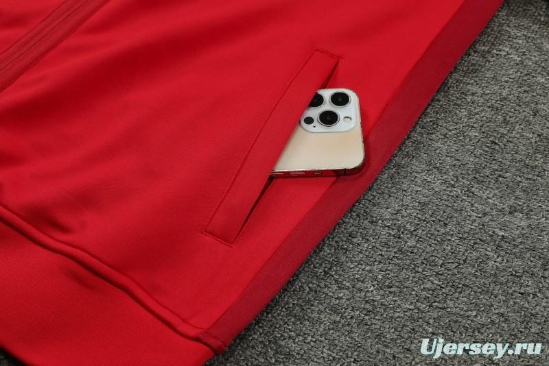 23/24 Nike Red Full Zipper Jacket+ Pants