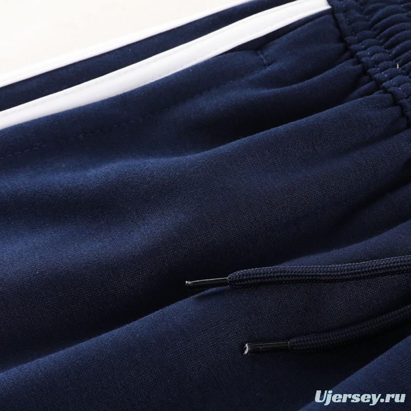 2023 Adidas Navy Hoodie Full Zipper Jacket +Pants