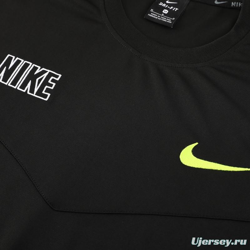 23/24 NIKE Black Short Sleeve Jersey+Pants