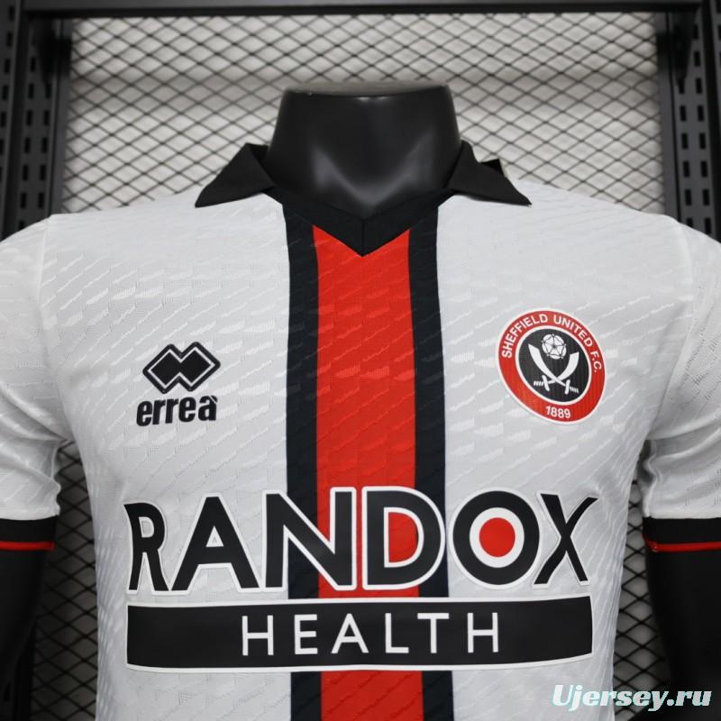 Player Version 23/24 Sheffield United Away White Jersey