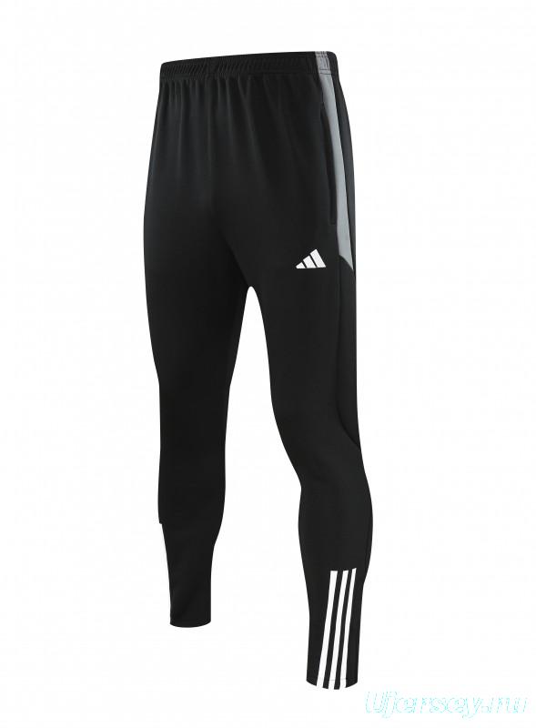 23/24 Adidas Black Grey Full Zipper Jacket+Pants