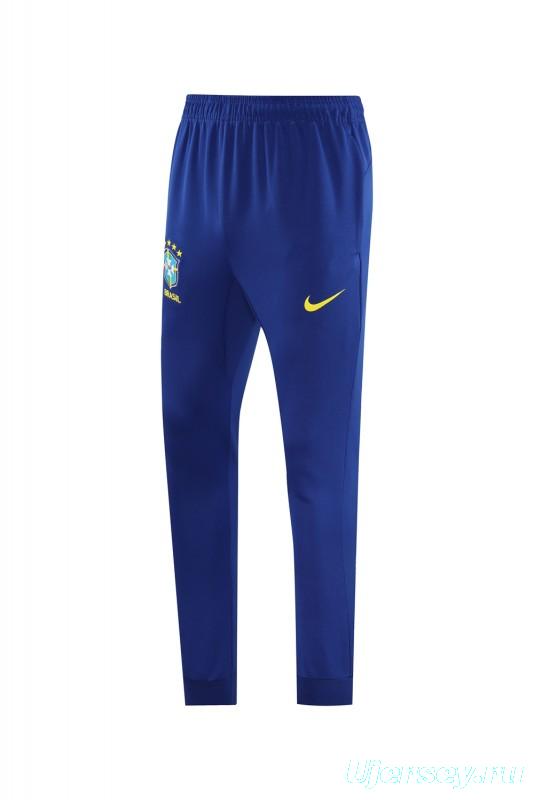 23/24 Brazil Blue Full Zipper Jacket+Pants