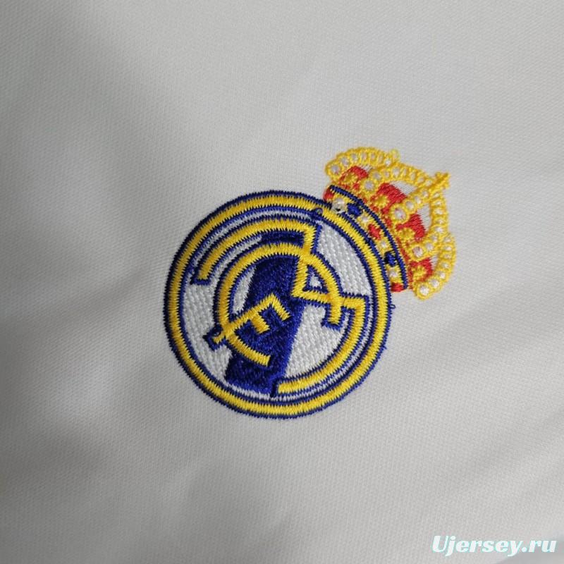 23/24 Kids Real Madrid Home Long Sleeve Jersey