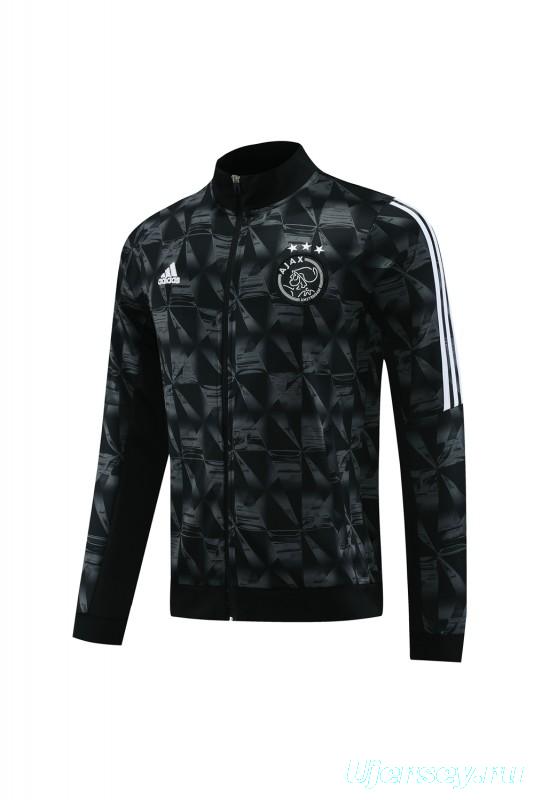 23/24 Ajax Black Full Zipper Jacket+Pants