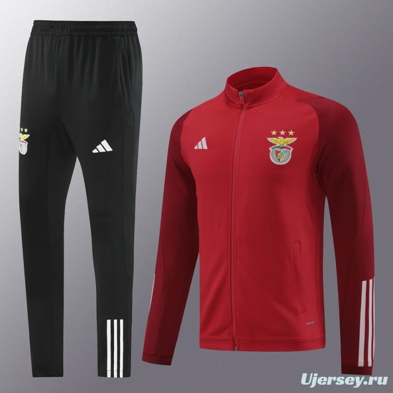 23/24 Benfica Red Full Zipper Jacket+Pants