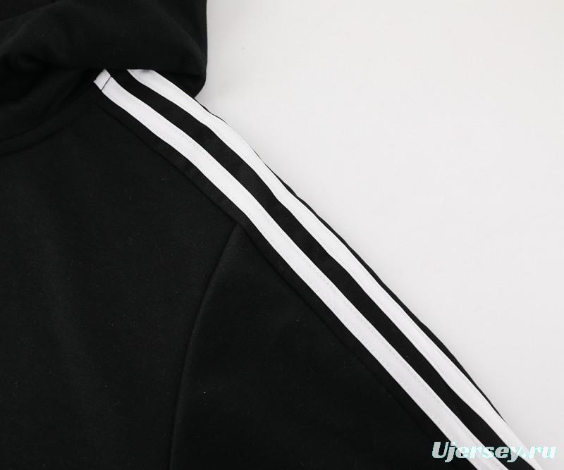 2024 Adidas Black Full Zipper HoodieJacket+Pants