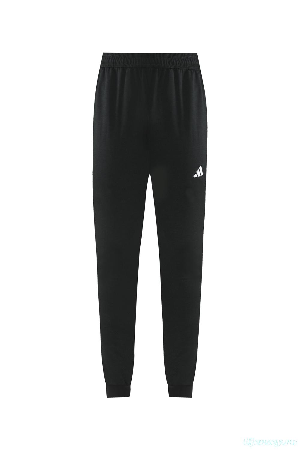 2024 Adidas Black Full Zipper HoodieJacket+Pants