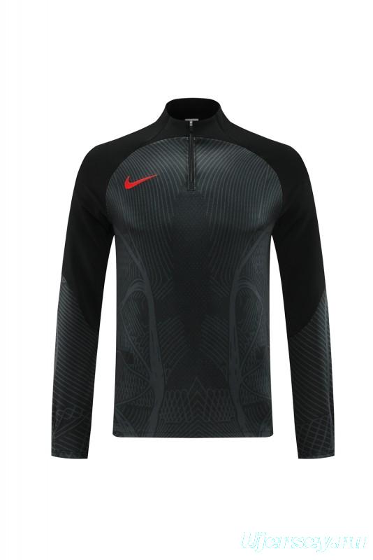 2024 Nike Black Half Zipper Jacket+Pants