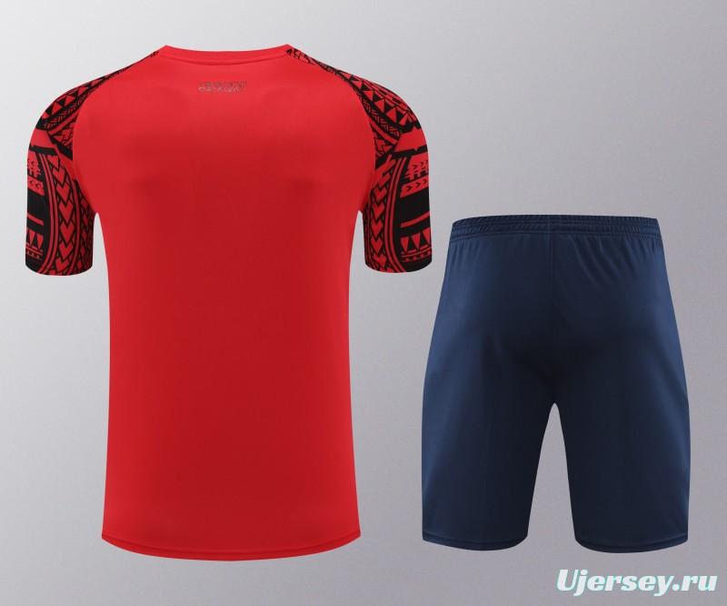 23/24 Napoli Red Short Sleeve Jeresy+Shorts