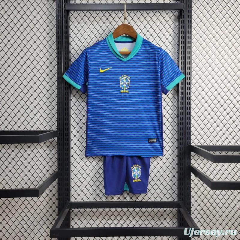 24/25 Kids Brazil Away Jersey