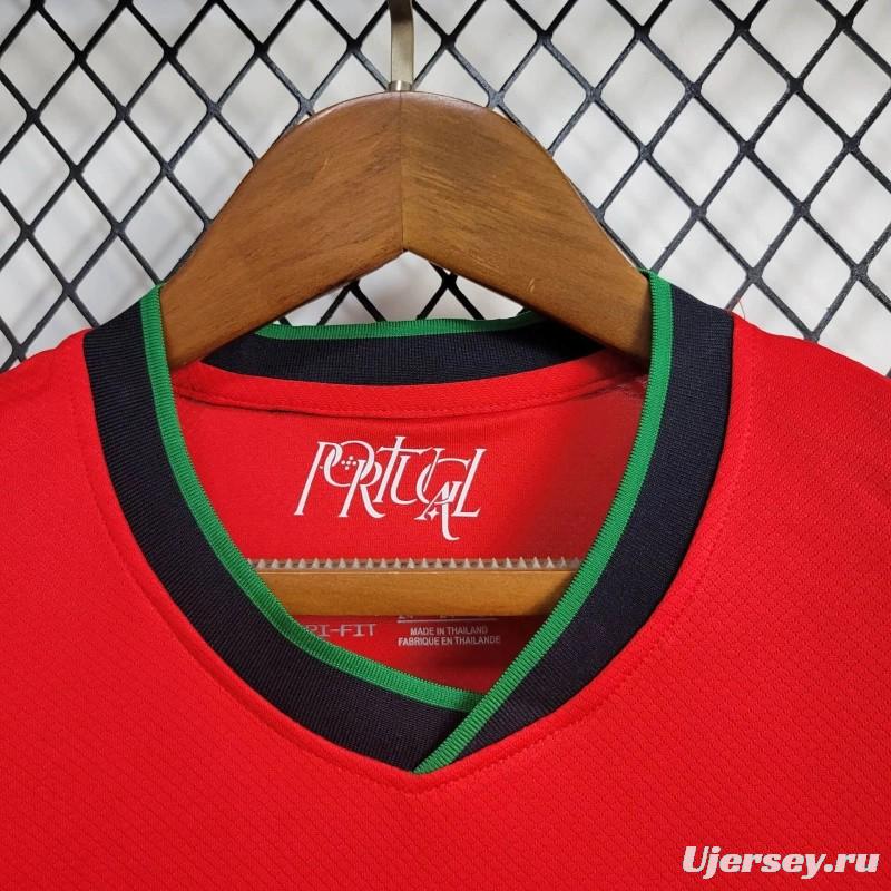 2024 Kids Portugal Home Jersey