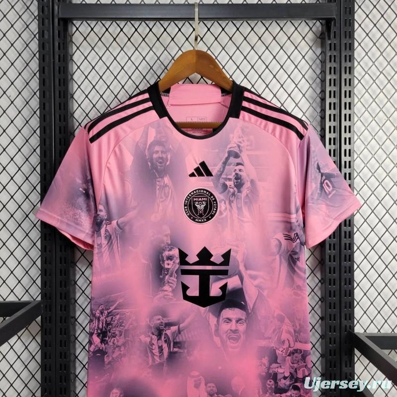 24/25 Inter Miami Champion Version Pink Jersey