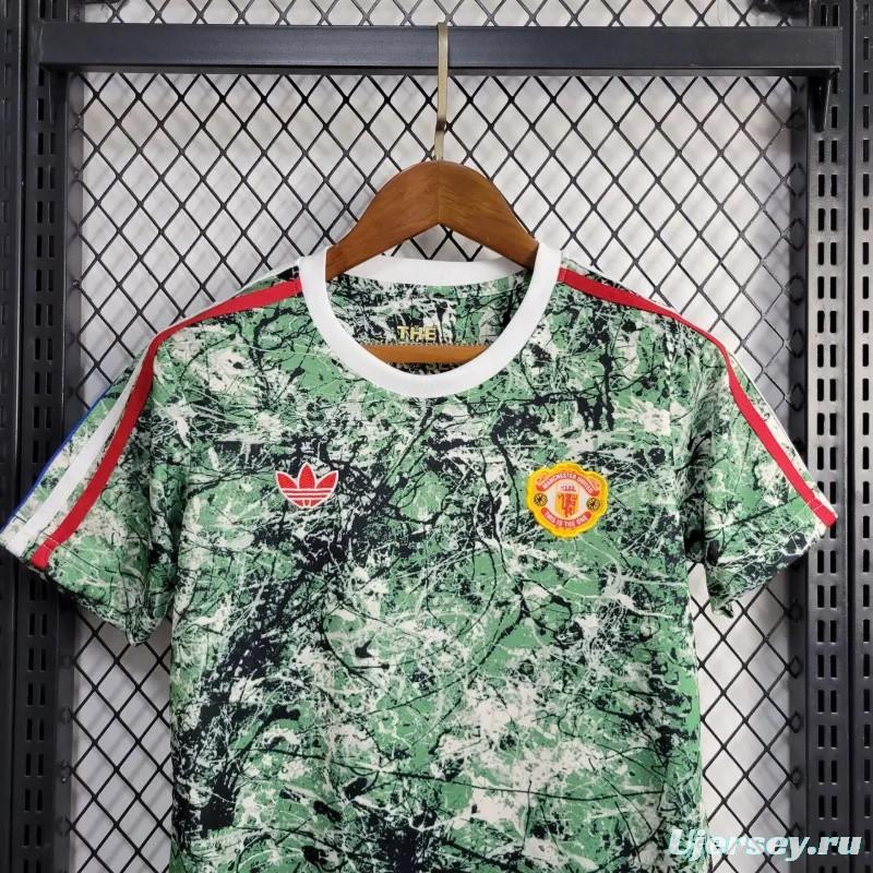 24/25 Kids Manchester United F.C X Stone Roses Icon Jersey